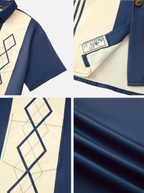 Men's Geometric Short Sleeve Shirt