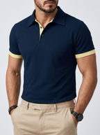 Breathable Casual Short Sleeve Button Up Polo