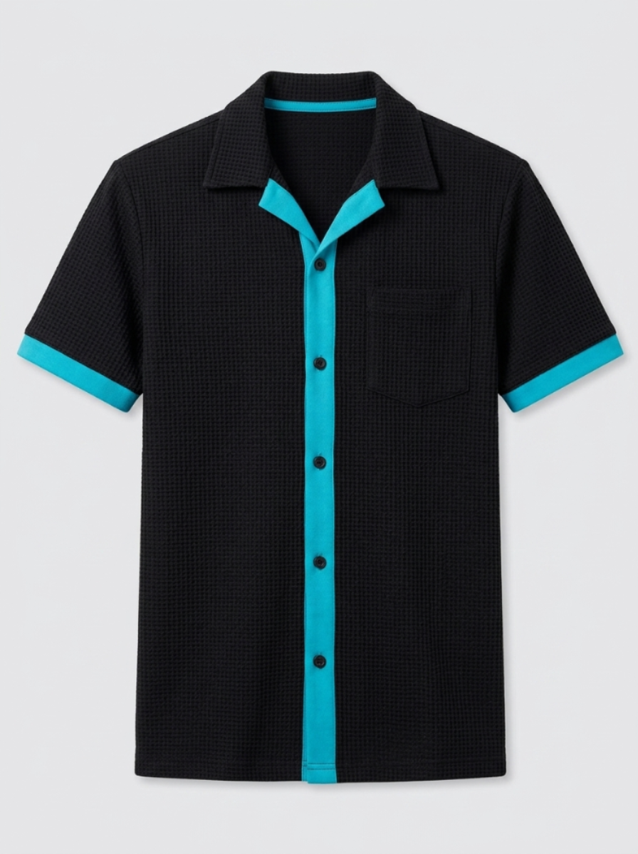 Breathable Casual Short Sleeve V-Neck T-Shirt