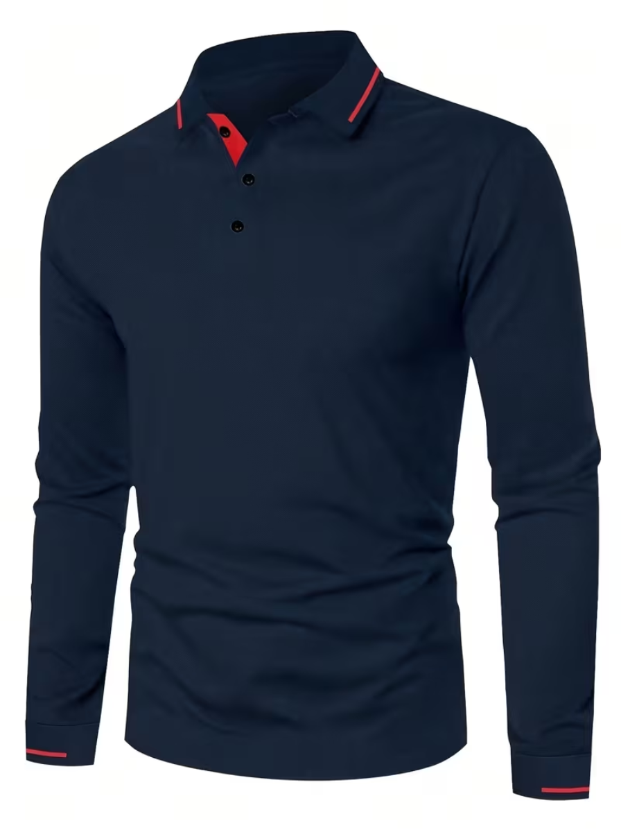 Long Sleeve Causal Stretch Shirt