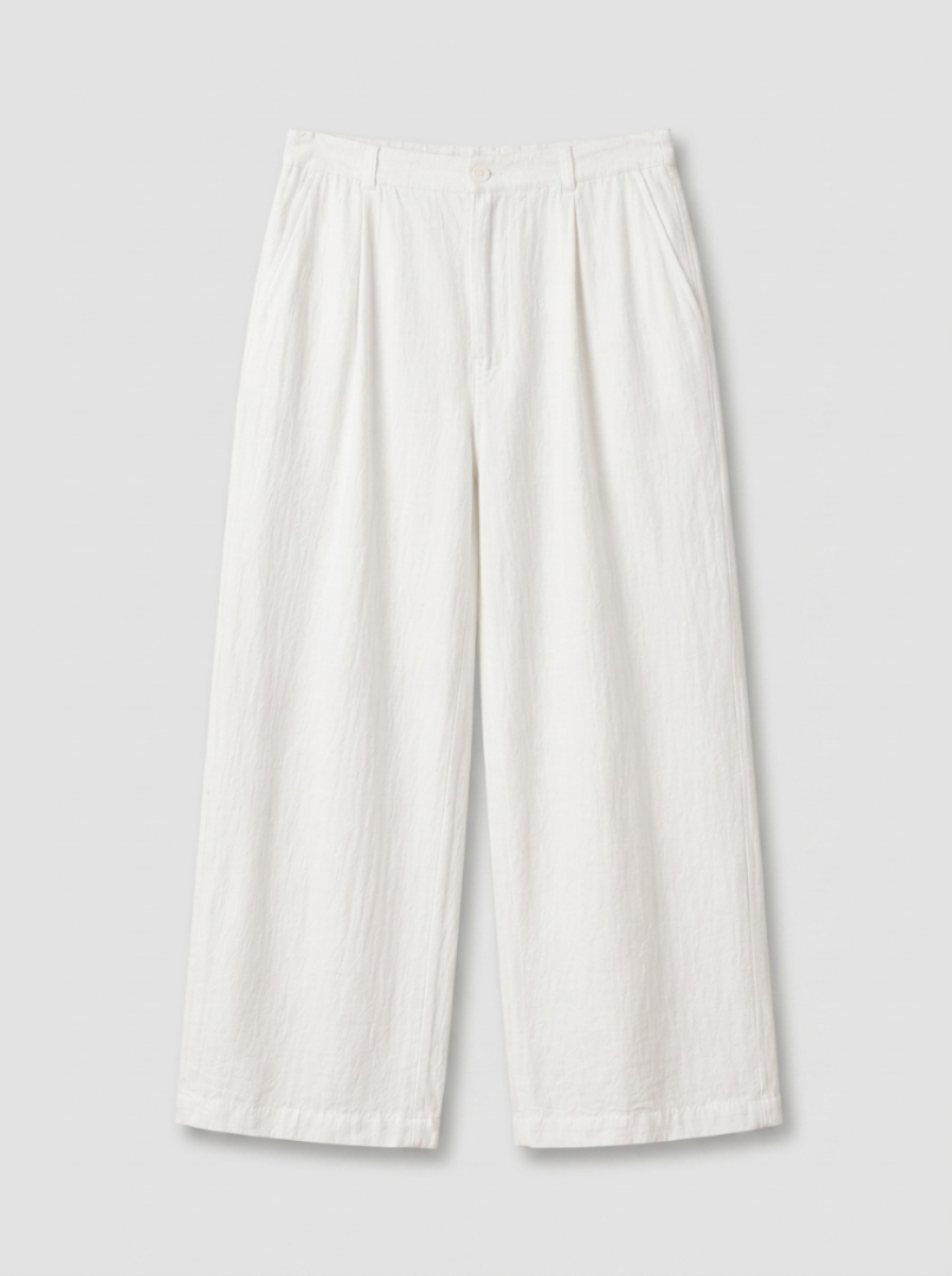 Linen Relaxed Style Trousers