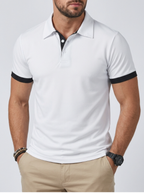 Breathable Casual Short Sleeve Button Up Polo