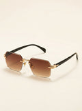 Frameless Gradient Sunglasses