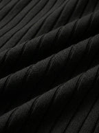 Ribbed Knit Round Neck 3-Pack T-Shirt