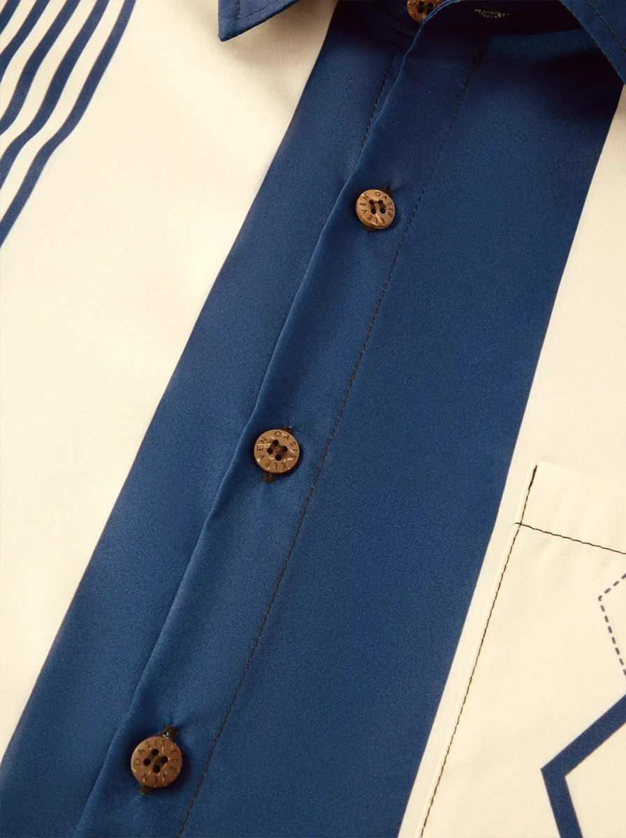 Men's Geometric Short Sleeve Shirt
