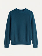 100% Organic Cotton Ribbed Crewneck Sweater