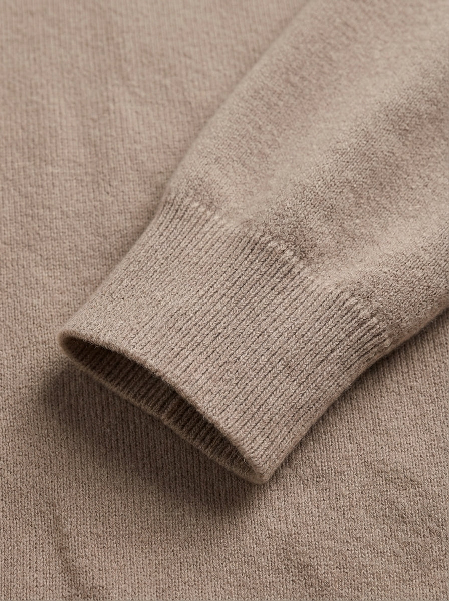 Polo Collar Long Sleeve Sweatshirt