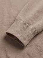 Polo Collar Long Sleeve Sweatshirt