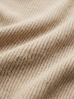 100% Organic Cotton Ribbed Crewneck Sweater