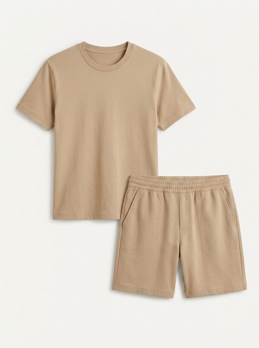 Casual T-shirt and Shorts Set