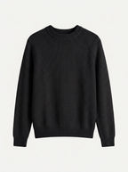 100% Organic Cotton Ribbed Crewneck Sweater