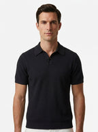 100% Organic Cotton Mesh-Stitch Sweater Polo