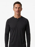 Cotton Modal Long Sleeve Henley Tee