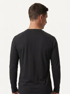 Cotton Modal Long Sleeve Henley Tee