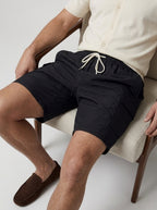 Linen Cargo Shorts