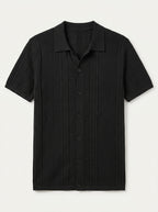 Vintage Knit Button Up Shirt