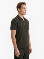 Polo Shirt and Shorts with Zipper
