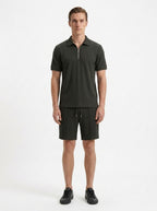Polo Shirt and Shorts with Zipper