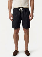 Linen Cargo Shorts