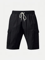 Linen Cargo Shorts