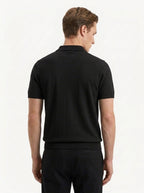 Zip Polo & Slim Pants Set