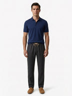 100% European Linen Drawstring Beach Pants