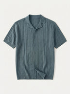 Vintage Knit Button Up Shirt