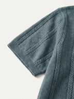 Vintage Knit Button Up Shirt