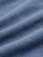 100% Organic Cotton Mesh-Stitch Sweater Polo