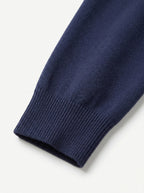 Polo Collar Long Sleeve Sweatshirt