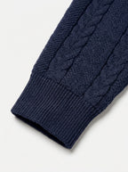 Men's Quarter-Zip Textured Pullover Sweatshirt