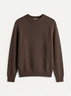 100% Organic Cotton Ribbed Crewneck Sweater