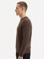 100% Organic Cotton Ribbed Crewneck Sweater