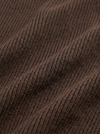 100% Organic Cotton Ribbed Crewneck Sweater
