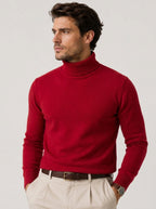 Classic Knitted Turtleneck Sweater Pullover