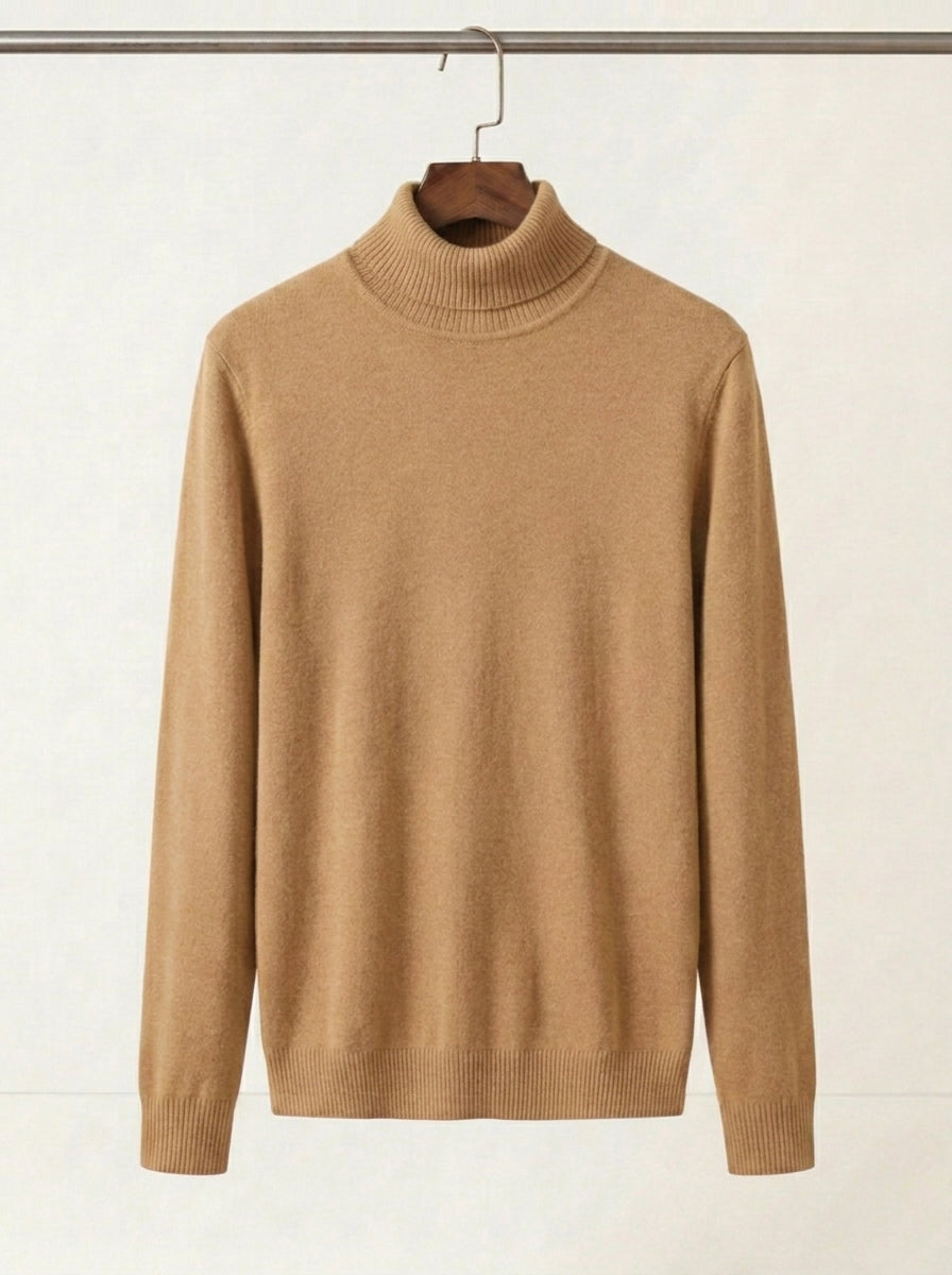 Classic Knitted Turtleneck Sweater Pullover