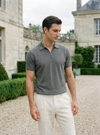 Men's Lightweight Linen Polo