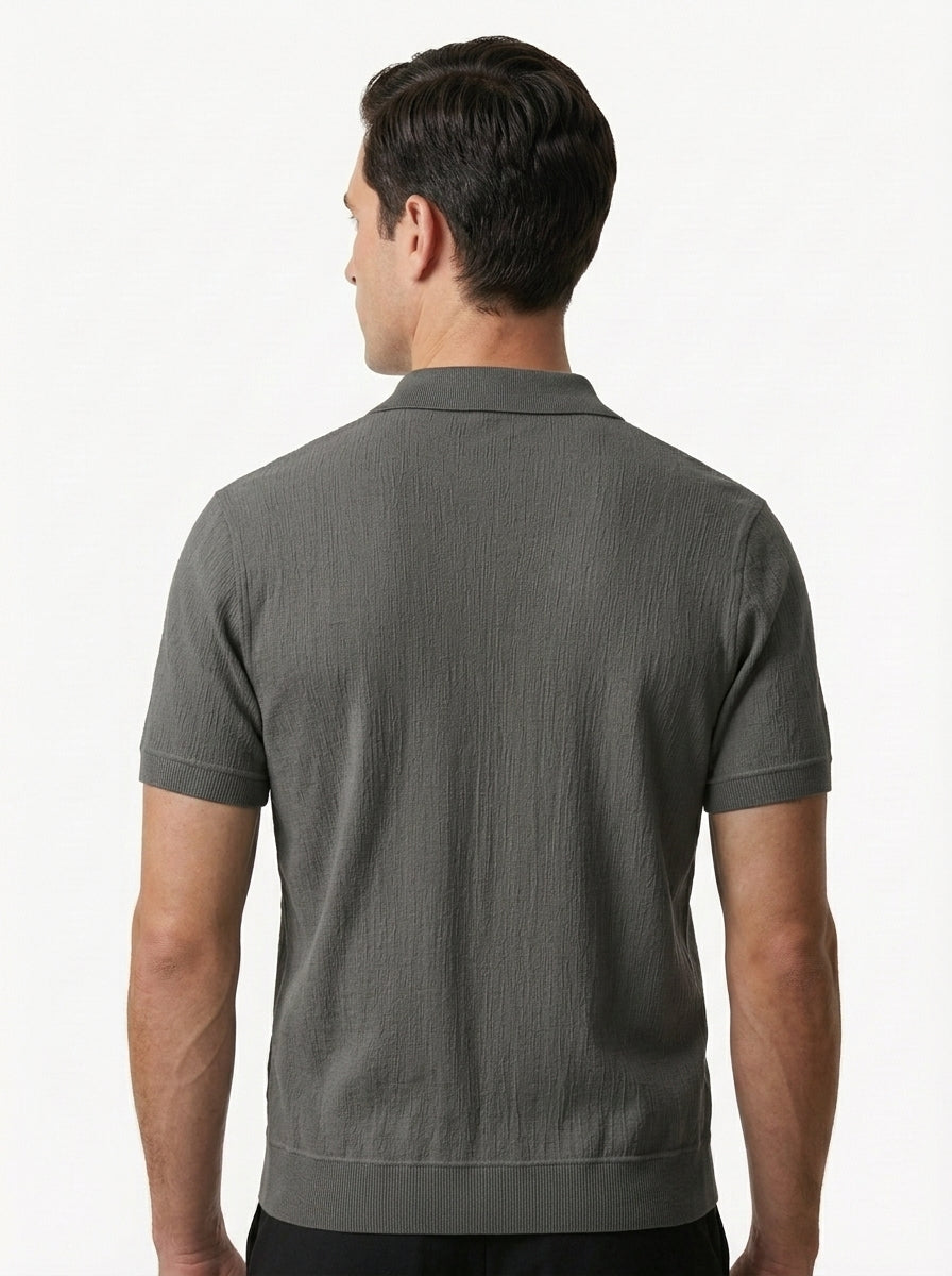 Men's Lightweight Linen Polo