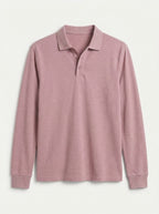 Classic Long-Sleeve Polo Shirt