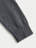 Polo Collar Long Sleeve Sweatshirt