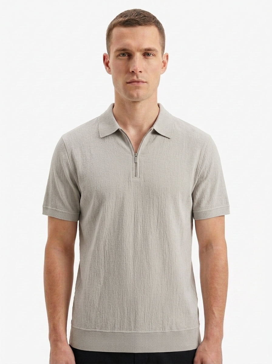Men's Lightweight Linen Polo