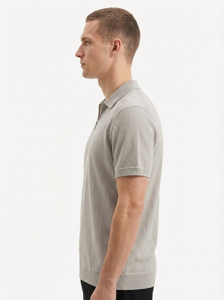 Men's Lightweight Linen Polo