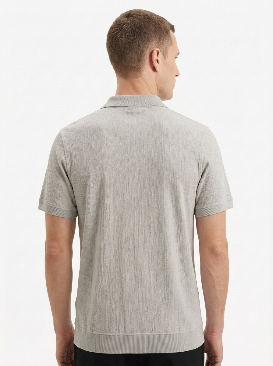 Men's Lightweight Linen Polo