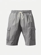 Linen Cargo Shorts