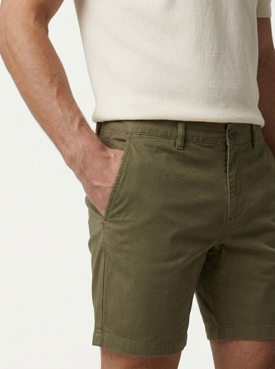 Men's Cotton Casual Cargo Shorts
