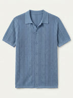 Vintage Knit Button Up Shirt