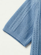 Vintage Knit Button Up Shirt