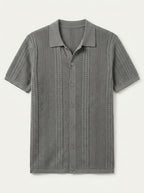 Vintage Knit Button Up Shirt