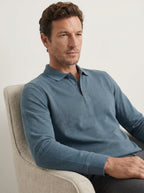 Classic Long-Sleeve Polo Shirt