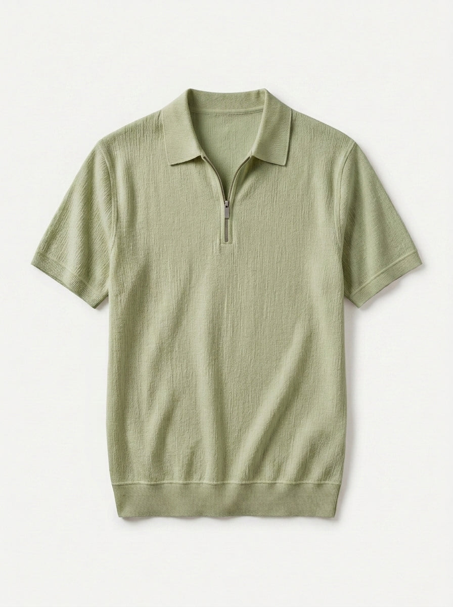 Men's Lightweight Linen Polo